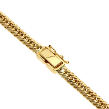 SELECT JEWELRY セレクトジュエリー 喜平 キヘイ トリプル 8面 ネックレス K18YG メンズ 中古