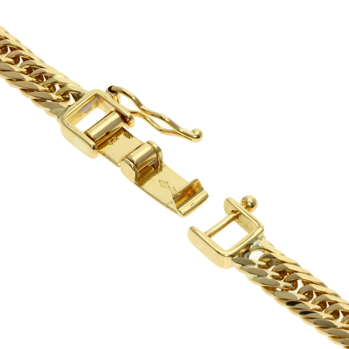 SELECT JEWELRY セレクトジュエリー 喜平 キヘイ トリプル 8面 ネックレス K18YG メンズ 中古
