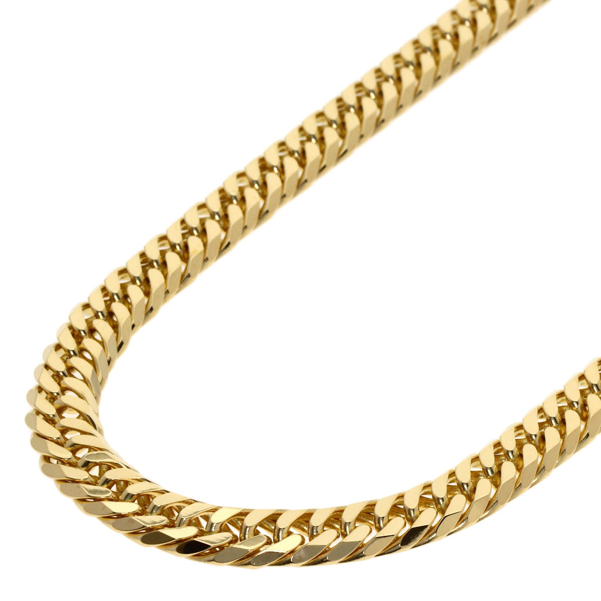 SELECT JEWELRY セレクトジュエリー 喜平 キヘイ W6面 ネックレス K18YG メンズ 中古