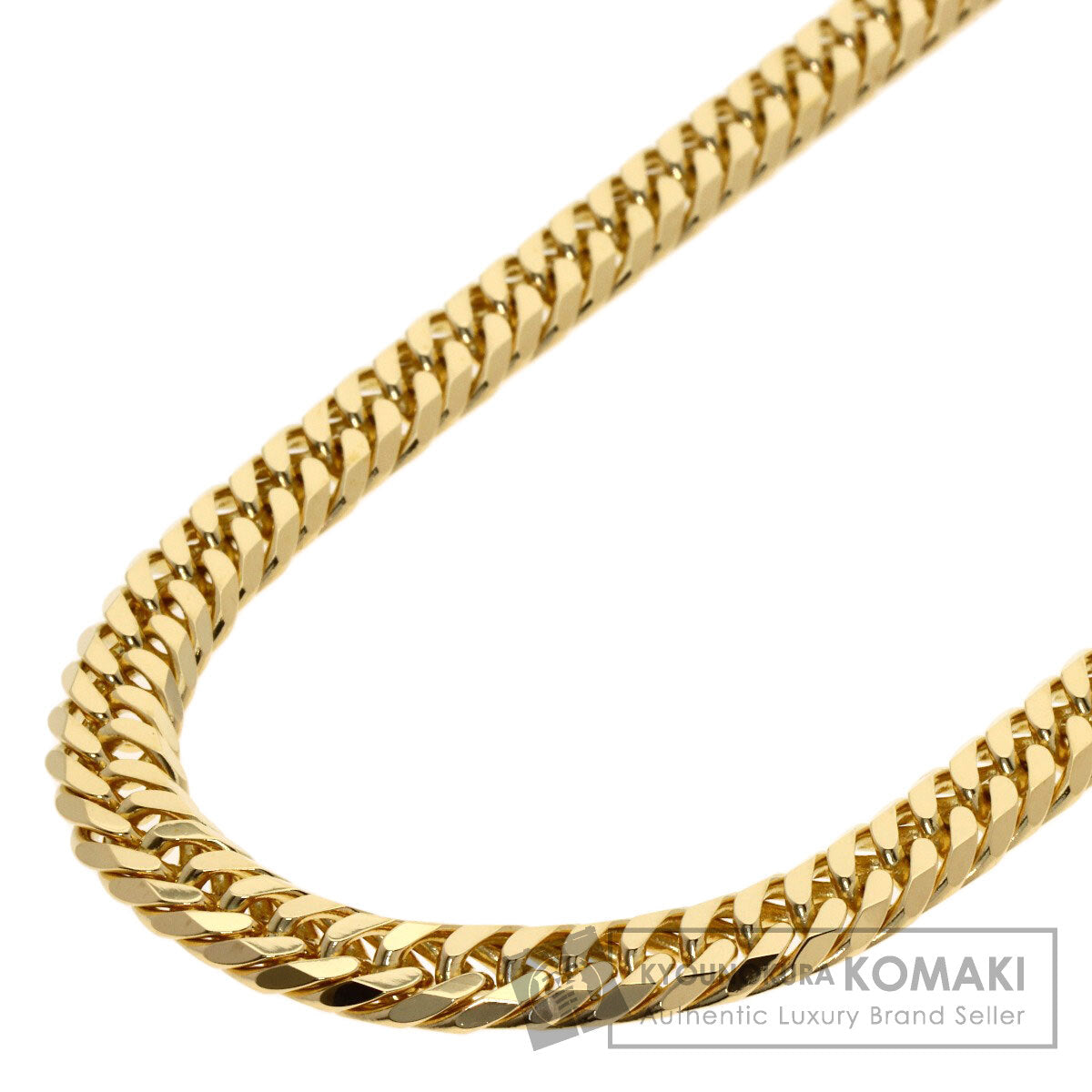 SELECT JEWELRY セレクトジュエリー 喜平 キヘイ W6面 ネックレス K18YG メンズ 中古