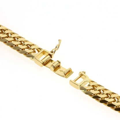 SELECT JEWELRY セレクトジュエリー 喜平 キヘイ W6面 ネックレス K18YG メンズ 中古
