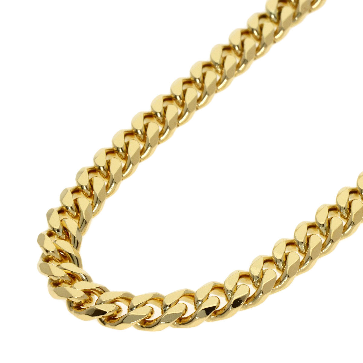 SELECT JEWELRY セレクトジュエリー 喜平 キヘイ 8面 ネックレス K18YG メンズ 中古