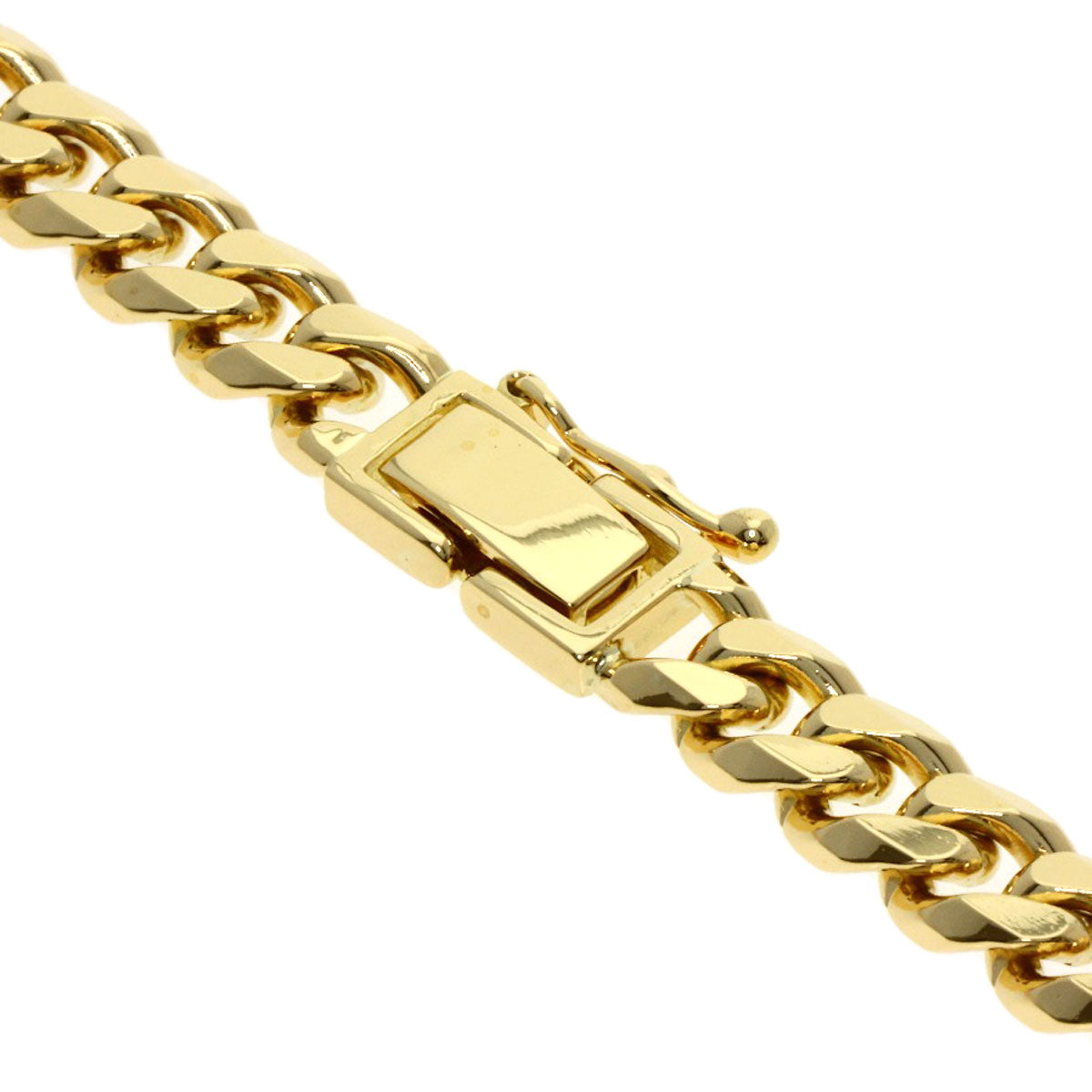 SELECT JEWELRY セレクトジュエリー 喜平 キヘイ 8面 ネックレス K18YG メンズ 中古