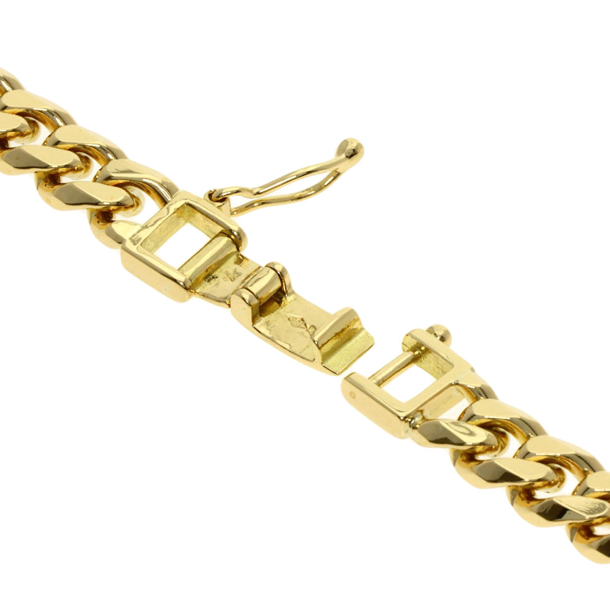 SELECT JEWELRY セレクトジュエリー 喜平 キヘイ 8面 ネックレス K18YG メンズ 中古