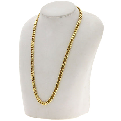 SELECT JEWELRY セレクトジュエリー 喜平 キヘイ 8面 ネックレス K18YG メンズ 中古