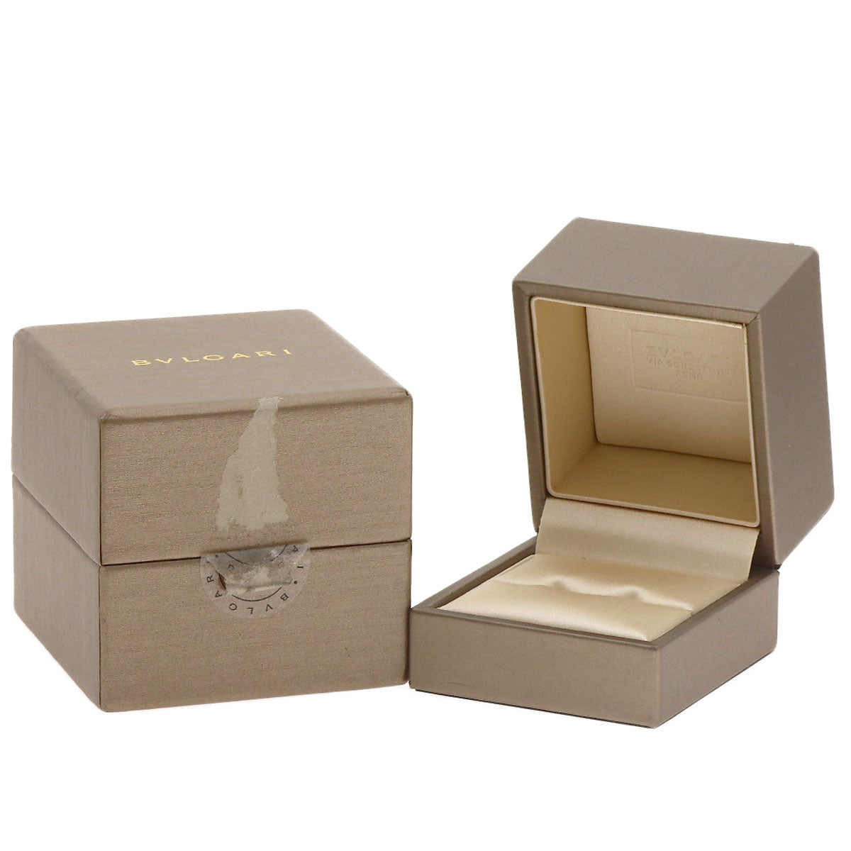 BVLGARI ブルガリ セルペンティ オニキス ダイヤモンド Sサイズ リング・指輪 K18PG レディース 中古