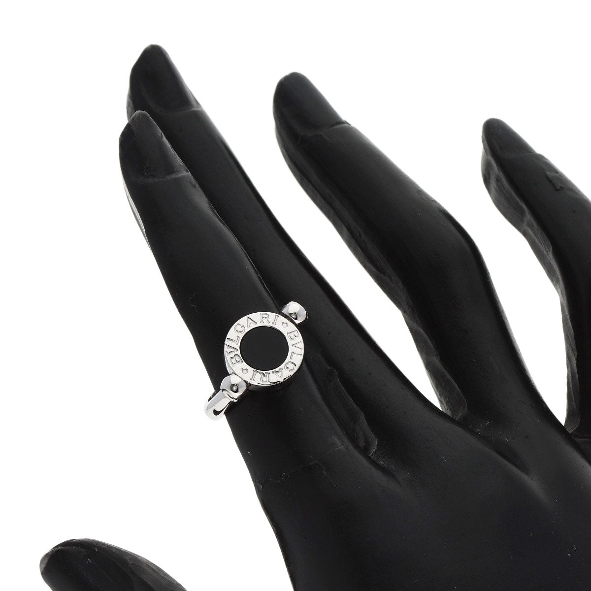 ブルガリ ブルガリブルガリ フリップ オニキス ダイヤモンド リング・指輪 中古 商品画像8