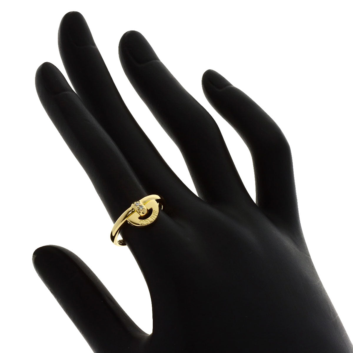 セリーヌ ロゴ ダイヤモンド リング・指輪 中古 商品画像7