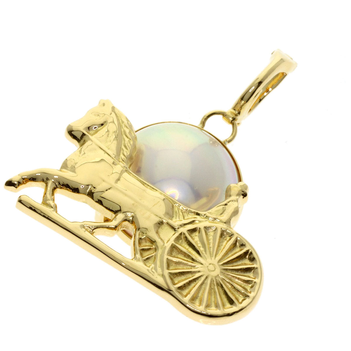 セリーヌ 馬車 パール 真珠 ペンダントトップ 中古 商品画像2