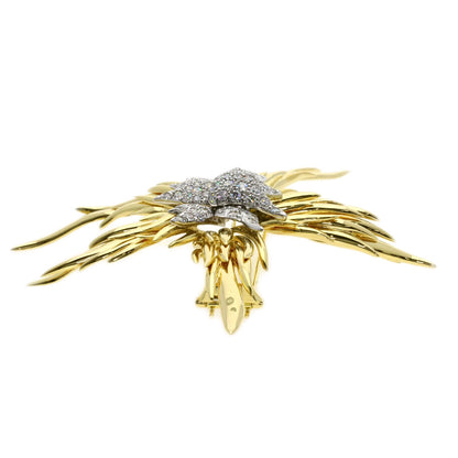 ティファニー ジャン シュランバージェ ダイヤモンド ブローチ 中古 商品画像4