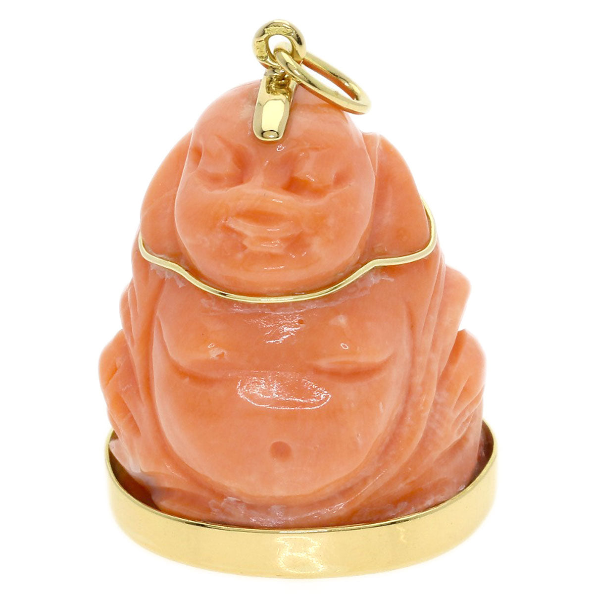 カルティエ 福神 サンゴ 珊瑚 ペンダントトップ 中古 商品画像2