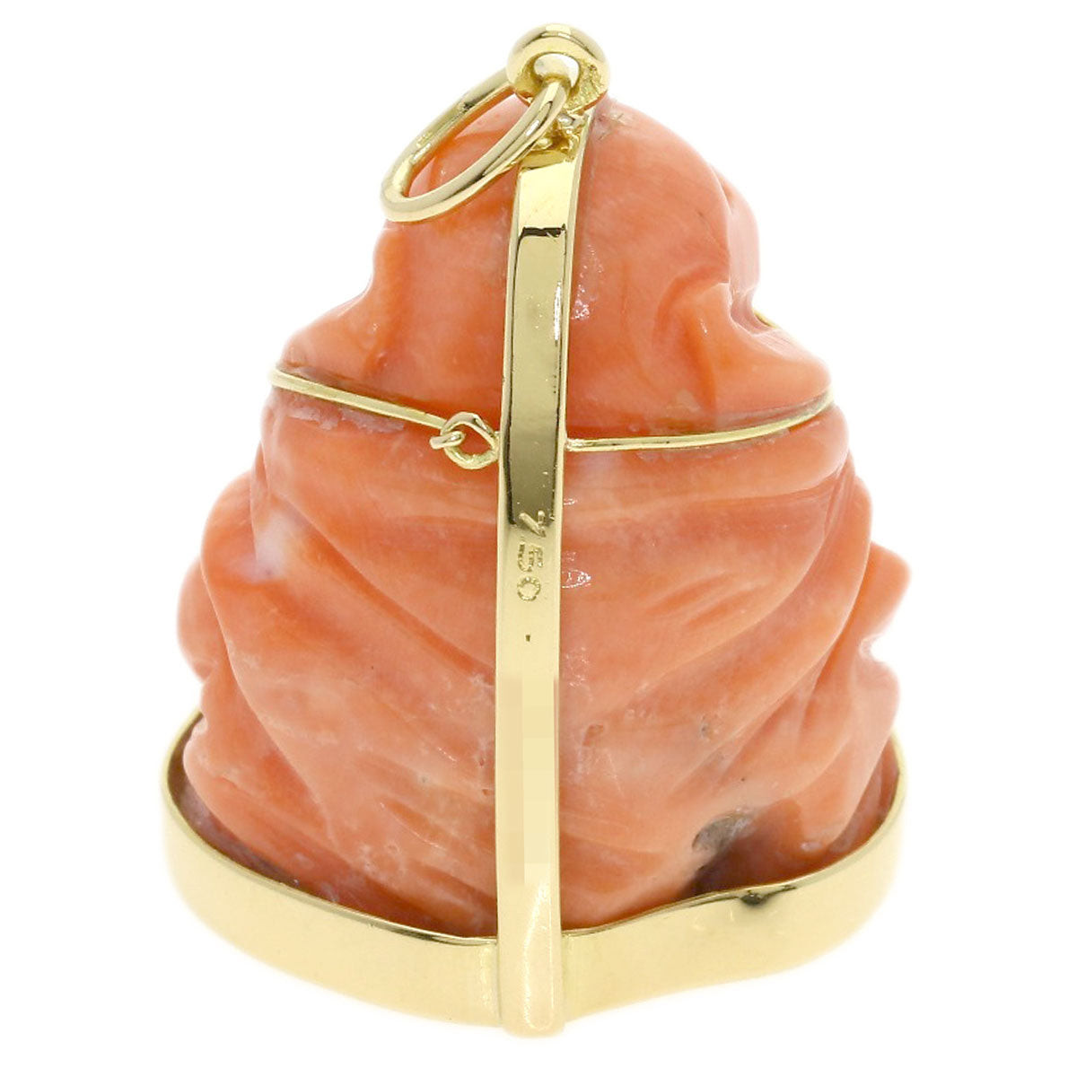 カルティエ 福神 サンゴ 珊瑚 ペンダントトップ 中古 商品画像3