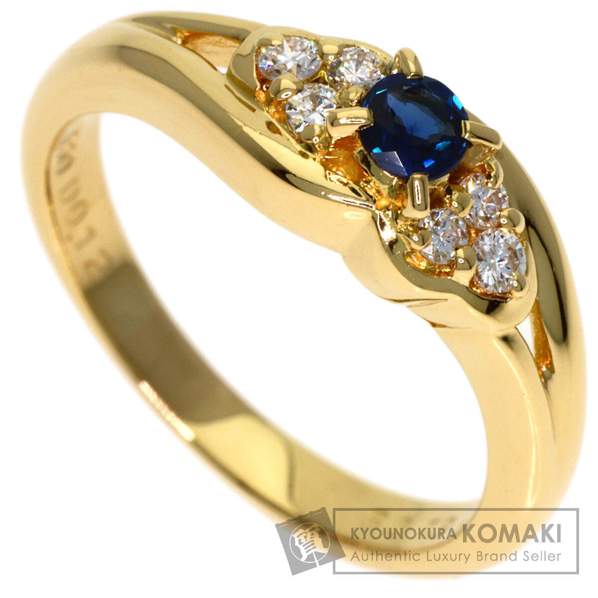 ポーラ サファイア ダイヤモンド リング・指輪 中古 商品画像1
