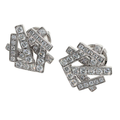 グラフ スレッド ダイヤモンド ピアス 中古 商品画像2