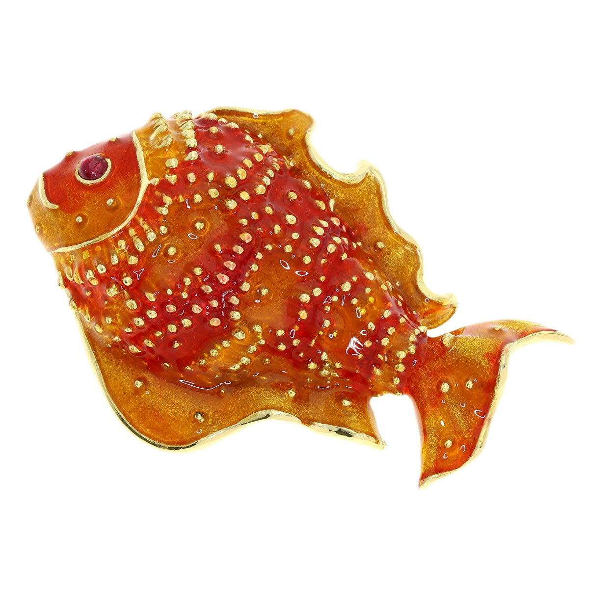 ティファニー フィッシュモチーフ ブローチ 中古 商品画像2