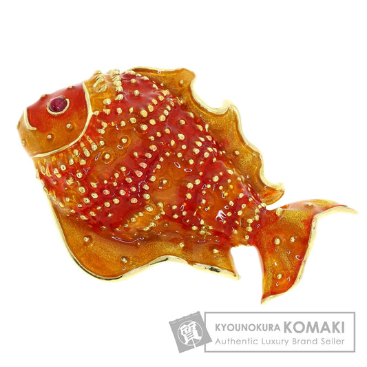 ティファニー フィッシュモチーフ ブローチ 中古 商品画像1