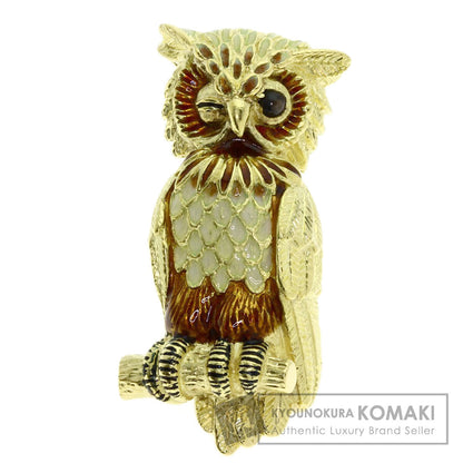 ティファニー フクロウモチーフ キャッツアイ ブローチ 中古 商品画像1
