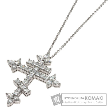 ハリーウィンストン ロシアン クロス ダイヤモンド ネックレス 中古 商品画像1