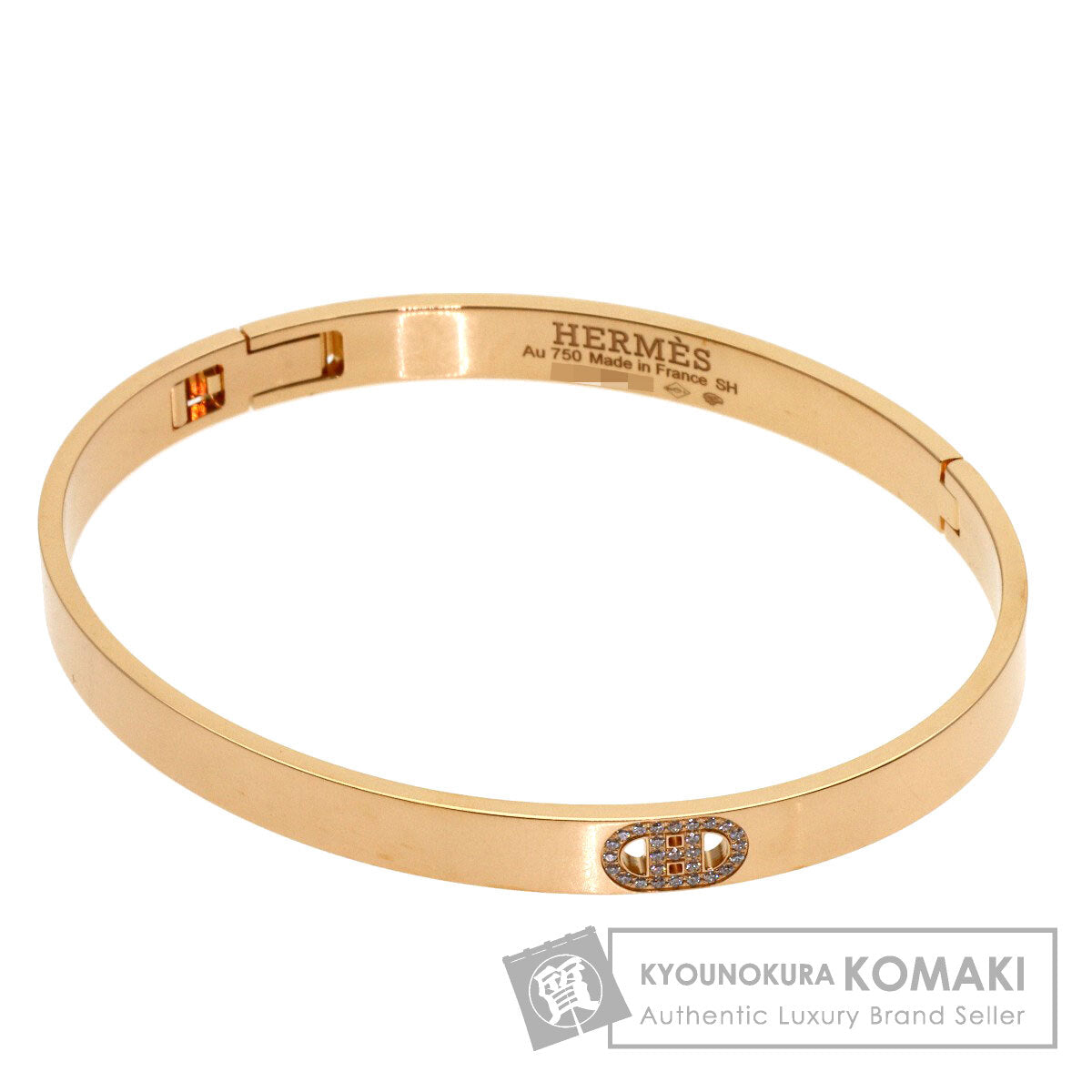 エルメス H ダンクル ダイヤモンド ブレスレット 中古 商品画像1