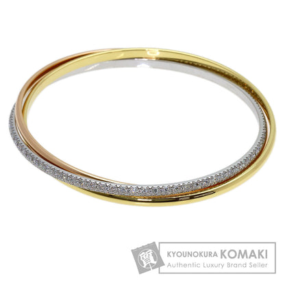 カルティエ トリニティ パヴェ ダイヤモンド #16 ブレスレット 中古 商品画像1