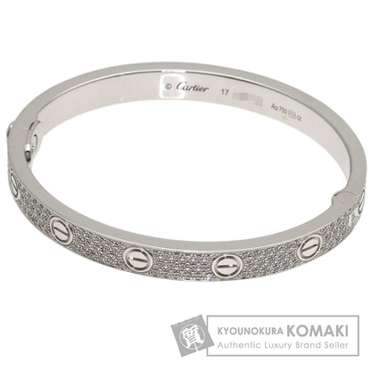 カルティエ ラブブレス フルパヴェ ダイヤモンド #17 ブレスレット 中古 商品画像1