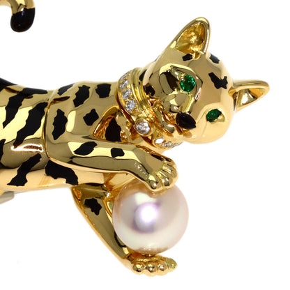 カルティエ キャット パール 真珠 ダイヤモンド ブローチ 中古 商品画像9