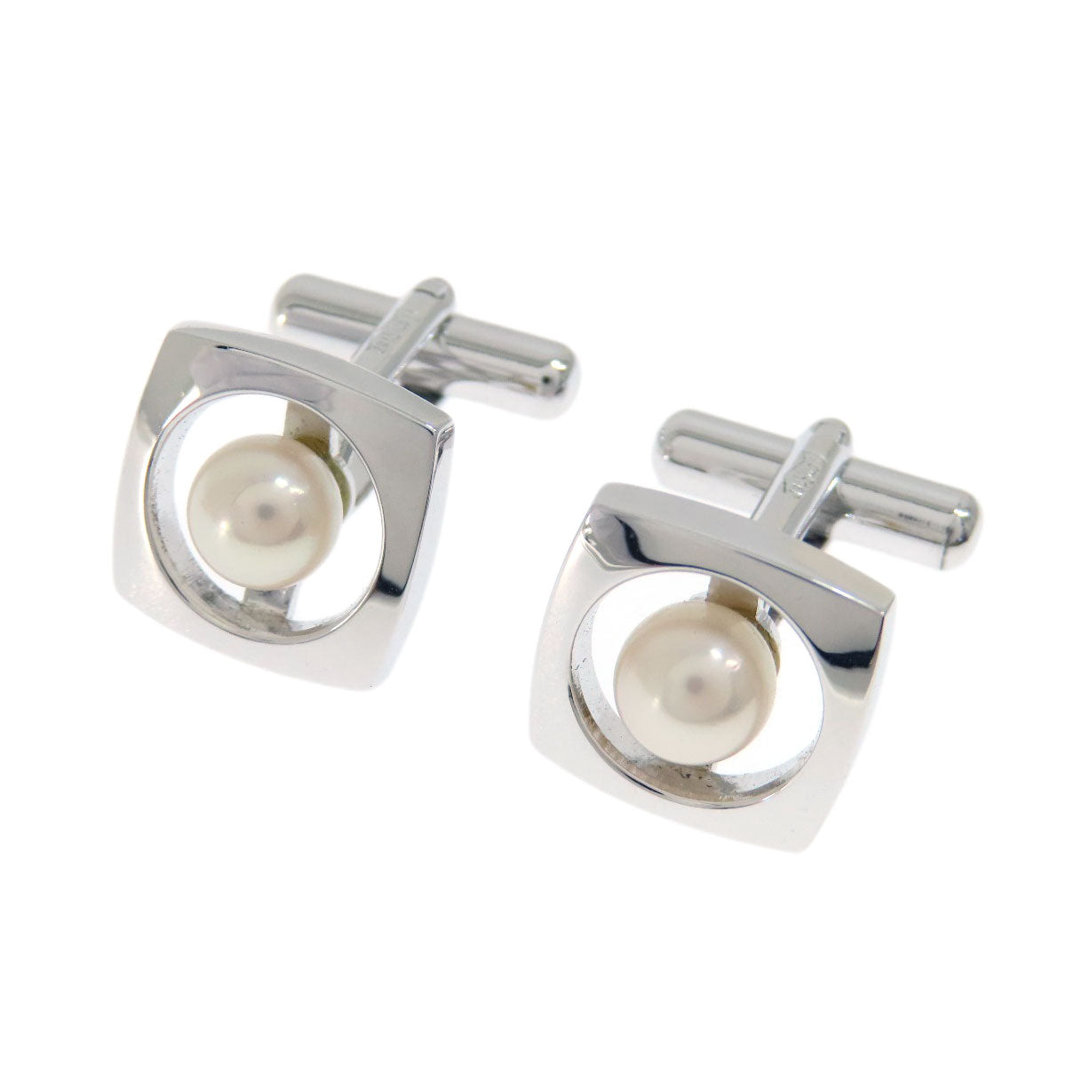 SELECT JEWELRY セレクトジュエリー アコヤパール 真珠 タイピン 2点セット カフス パール メンズ 中古