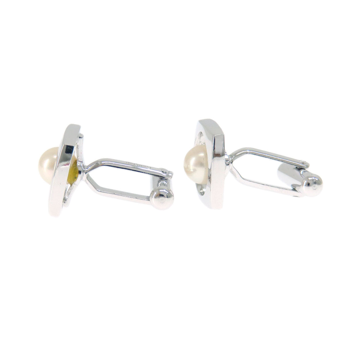 SELECT JEWELRY セレクトジュエリー アコヤパール 真珠 タイピン 2点セット カフス パール メンズ 中古