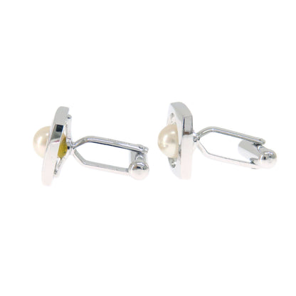SELECT JEWELRY セレクトジュエリー アコヤパール 真珠 タイピン 2点セット カフス パール メンズ 中古
