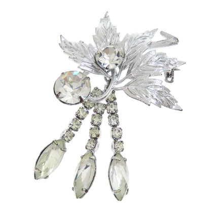SELECT JEWELRY セレクトジュエリー ビジュー ブローチ SV レディース 中古