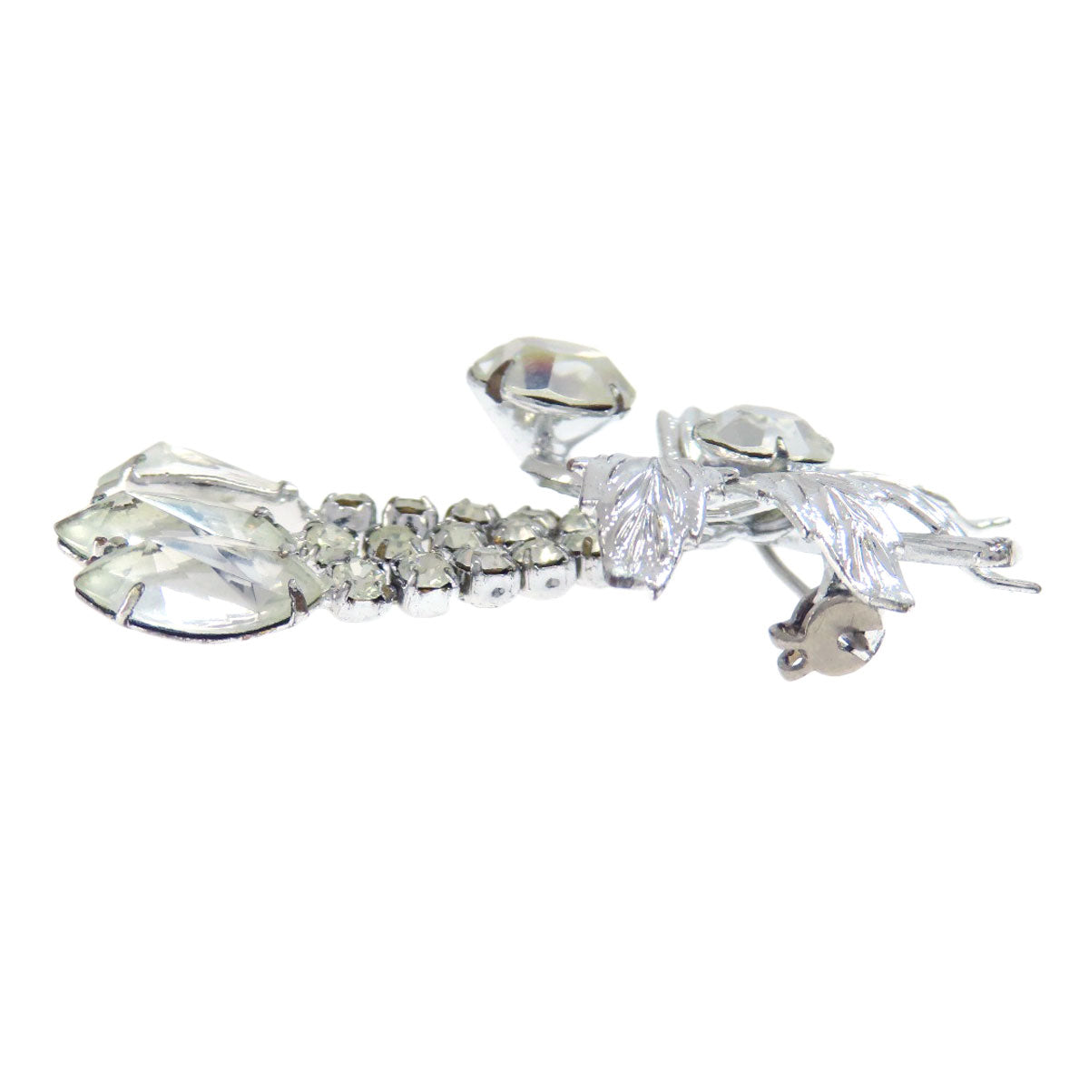 SELECT JEWELRY セレクトジュエリー ビジュー ブローチ SV レディース 中古