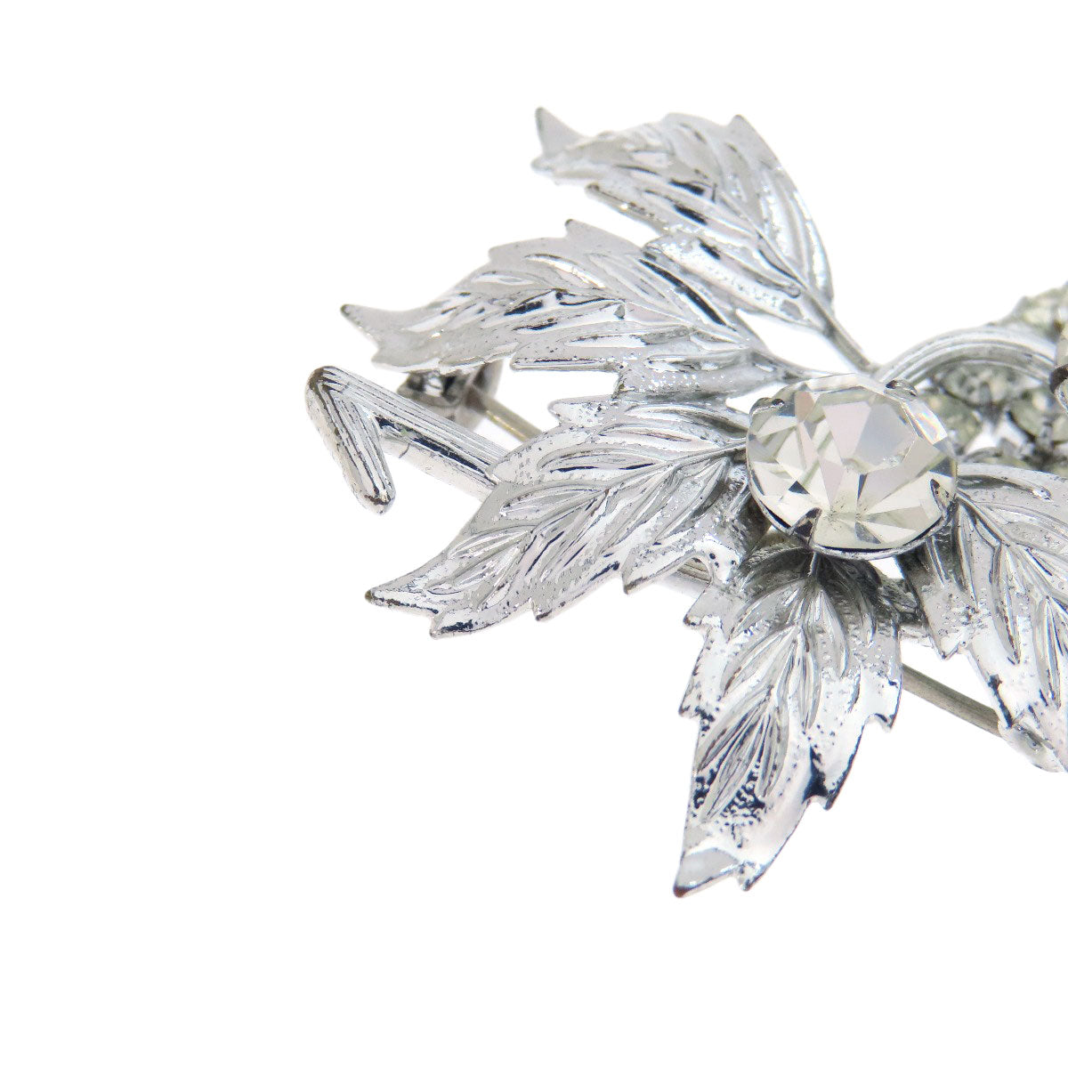 SELECT JEWELRY セレクトジュエリー ビジュー ブローチ SV レディース 中古