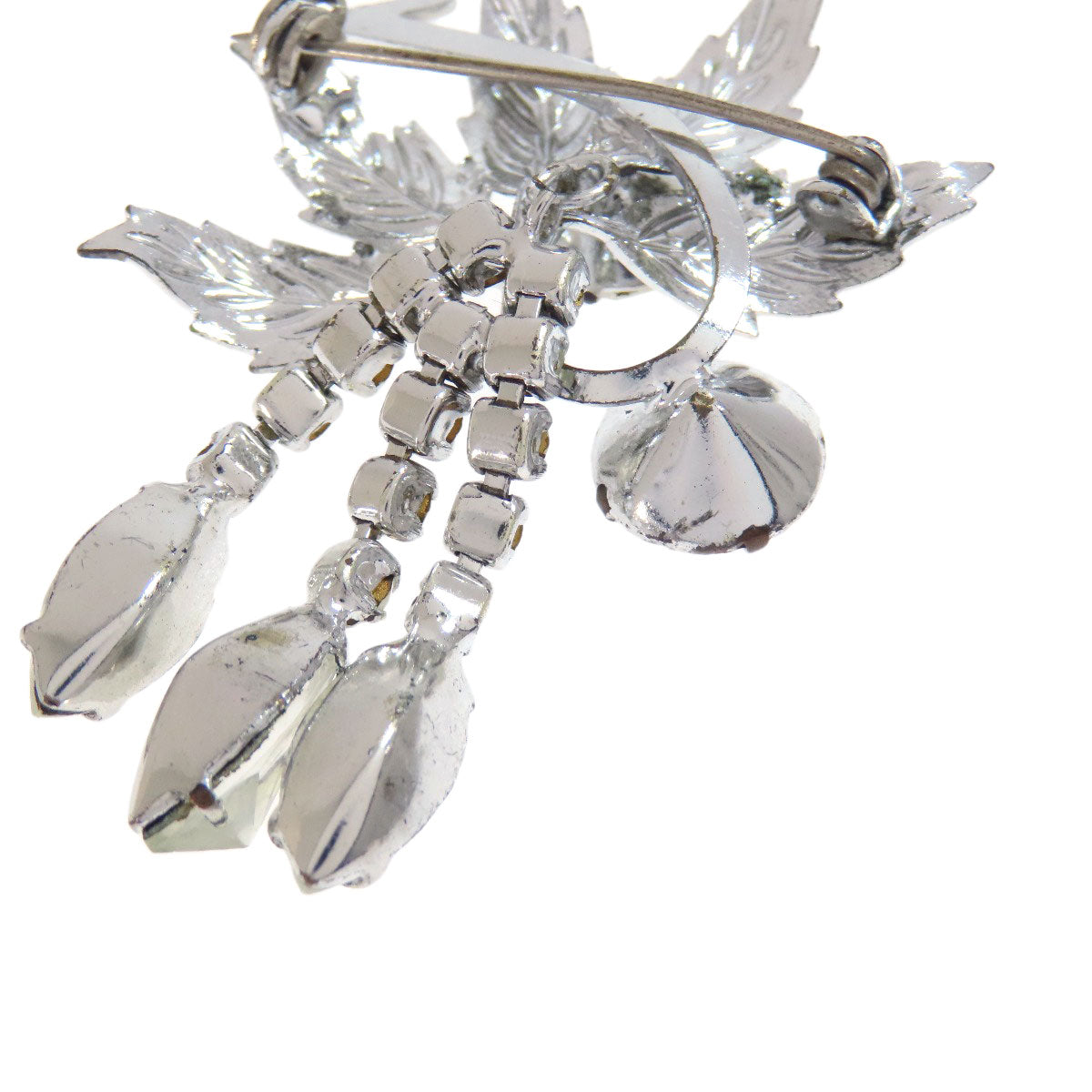 SELECT JEWELRY セレクトジュエリー ビジュー ブローチ SV レディース 中古