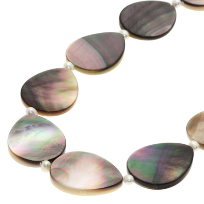SELECT JEWELRY セレクトジュエリー シェル 淡水パール 真珠 ネックレス 金属製 レディース 中古