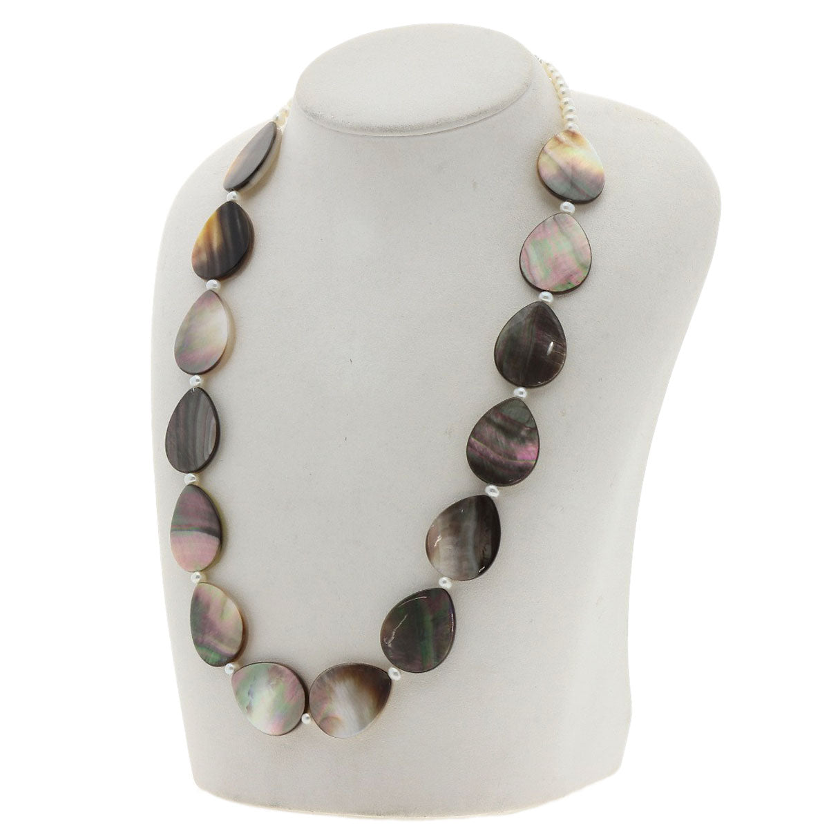 SELECT JEWELRY セレクトジュエリー シェル 淡水パール 真珠 ネックレス 金属製 レディース 中古