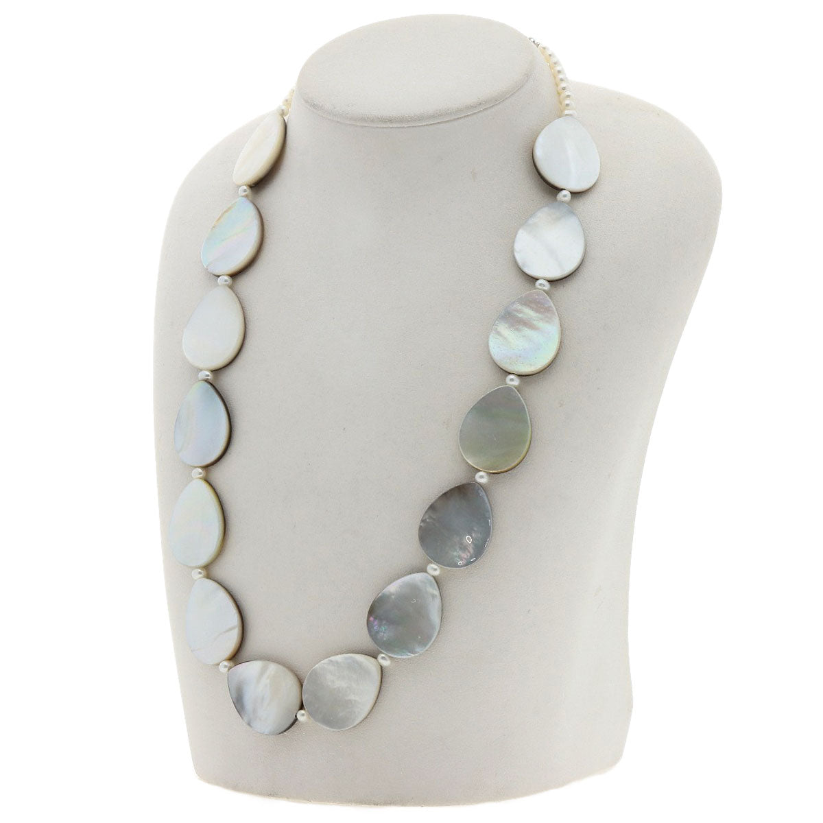 SELECT JEWELRY セレクトジュエリー シェル 淡水パール 真珠 ネックレス 金属製 レディース 中古