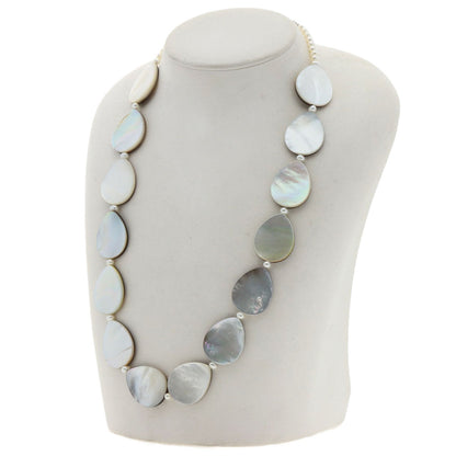SELECT JEWELRY セレクトジュエリー シェル 淡水パール 真珠 ネックレス 金属製 レディース 中古