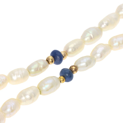SELECT JEWELRY セレクトジュエリー 淡水パール 真珠 ネックレス SV レディース 中古