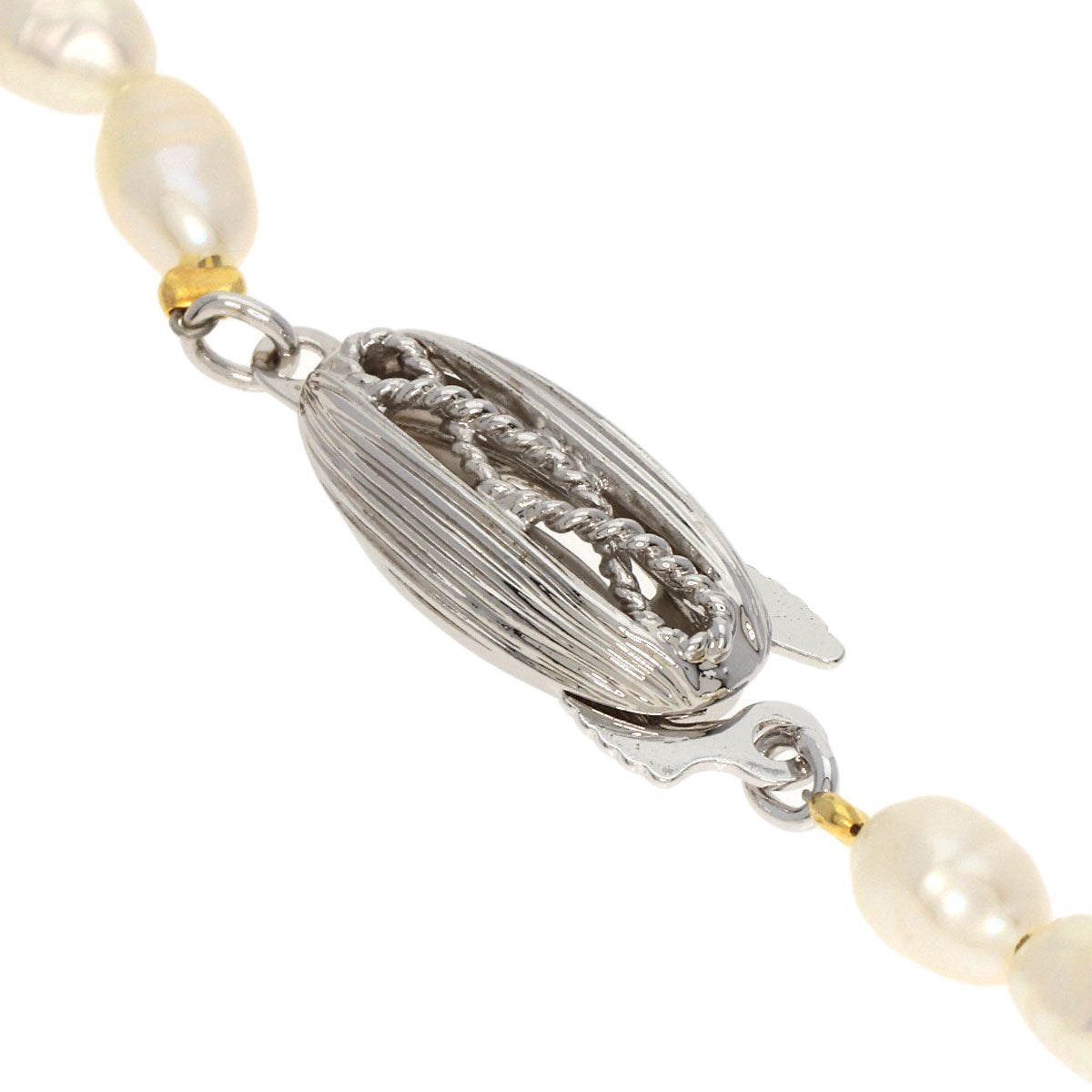 SELECT JEWELRY セレクトジュエリー 淡水パール 真珠 ネックレス SV レディース 中古