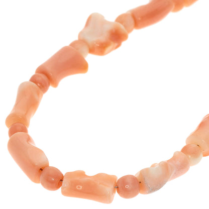 SELECT JEWELRY セレクトジュエリー 珊瑚 サンゴ ネックレス SV レディース 中古