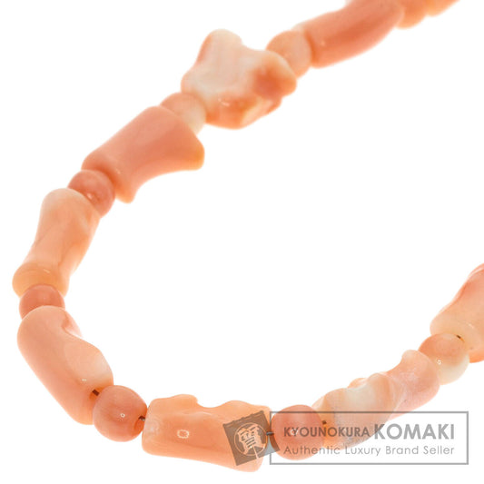 SELECT JEWELRY セレクトジュエリー 珊瑚 サンゴ ネックレス SV レディース 中古