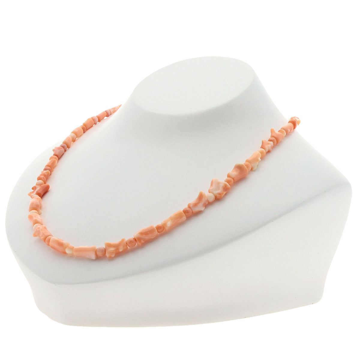 SELECT JEWELRY セレクトジュエリー 珊瑚 サンゴ ネックレス SV レディース 中古