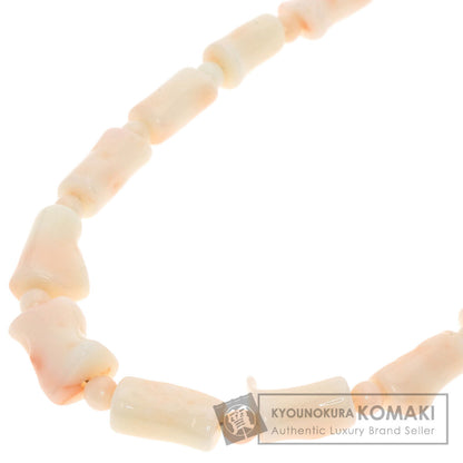 SELECT JEWELRY セレクトジュエリー 珊瑚 サンゴ ネックレス SV レディース 中古