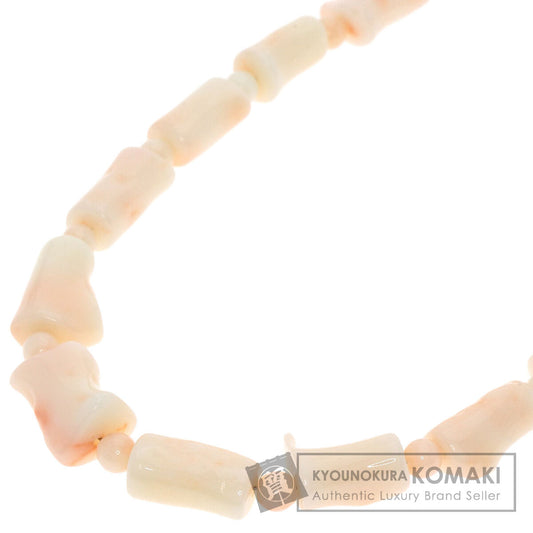 SELECT JEWELRY セレクトジュエリー 珊瑚 サンゴ ネックレス SV レディース 中古