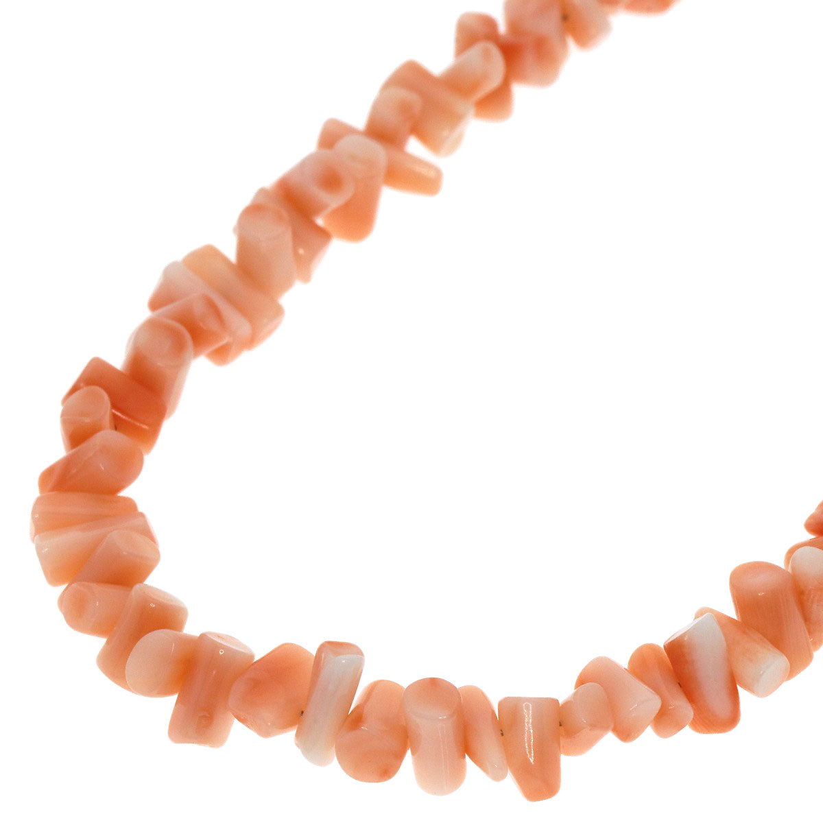 SELECT JEWELRY セレクトジュエリー 珊瑚 サンゴ ネックレス SV レディース 中古