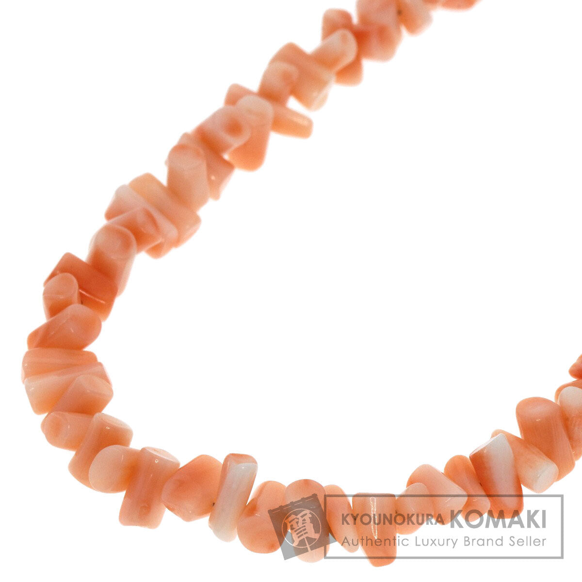 SELECT JEWELRY セレクトジュエリー 珊瑚 サンゴ ネックレス SV レディース 中古