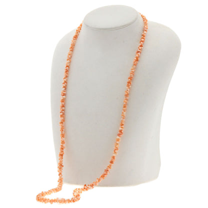 SELECT JEWELRY セレクトジュエリー 珊瑚 サンゴ ネックレス SV レディース 中古