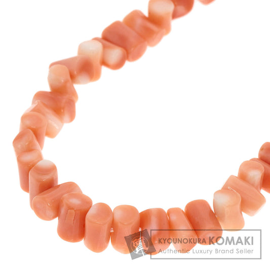 SELECT JEWELRY セレクトジュエリー 珊瑚 サンゴ ネックレス SV レディース 中古