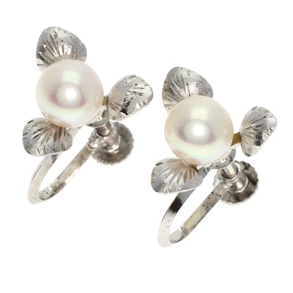 SELECT JEWELRY セレクトジュエリー アコヤパール 真珠 イヤリング 金属製 レディース 中古