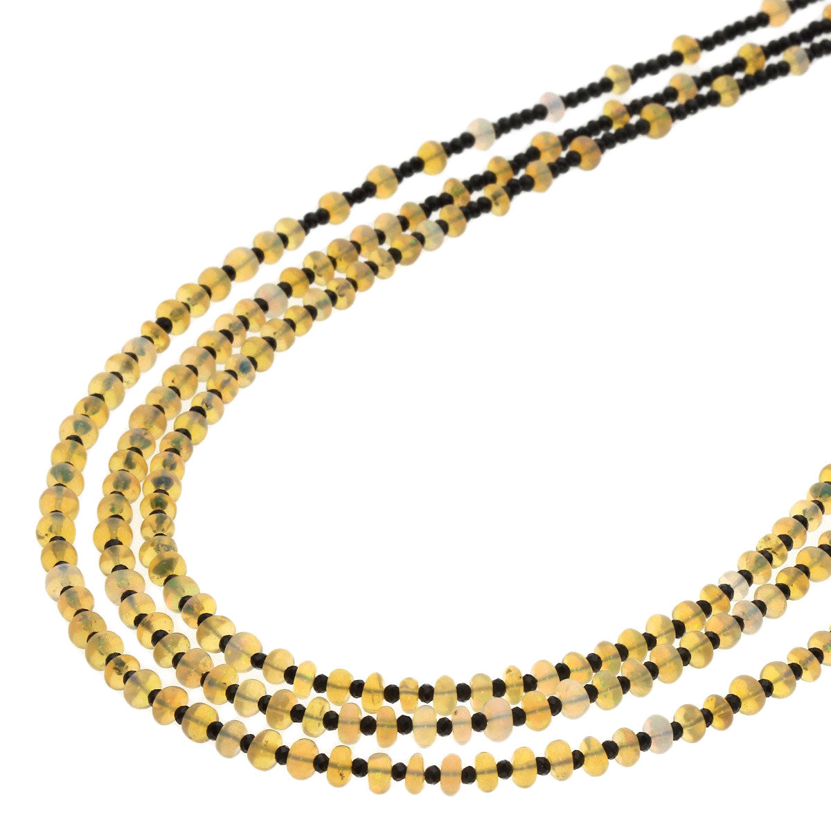SELECT JEWELRY セレクトジュエリー オパール スピネル 3連 ネックレス 金属製 レディース 中古
